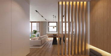 Idee per Pareti Divisorie in Legno dal Design Particolare