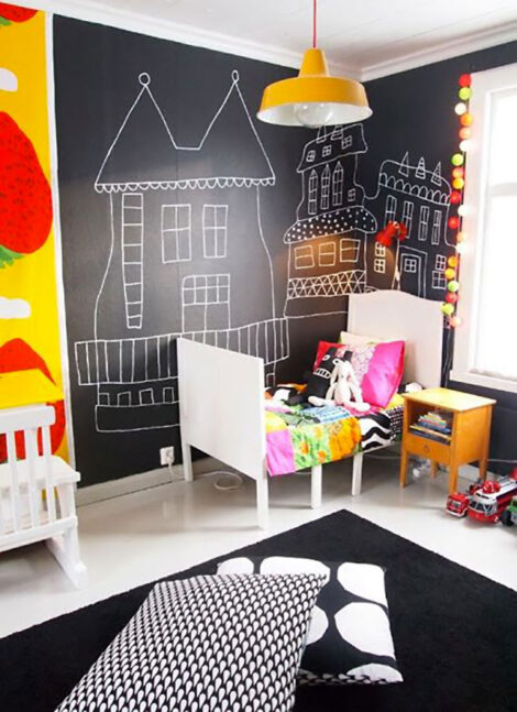 Adesivo Murale YX009 'Dream Big Little One' Per Cameretta Bambini, Scritta Nera Opaca, Larghezza 78 Cm, Facile Da Applicare - 4