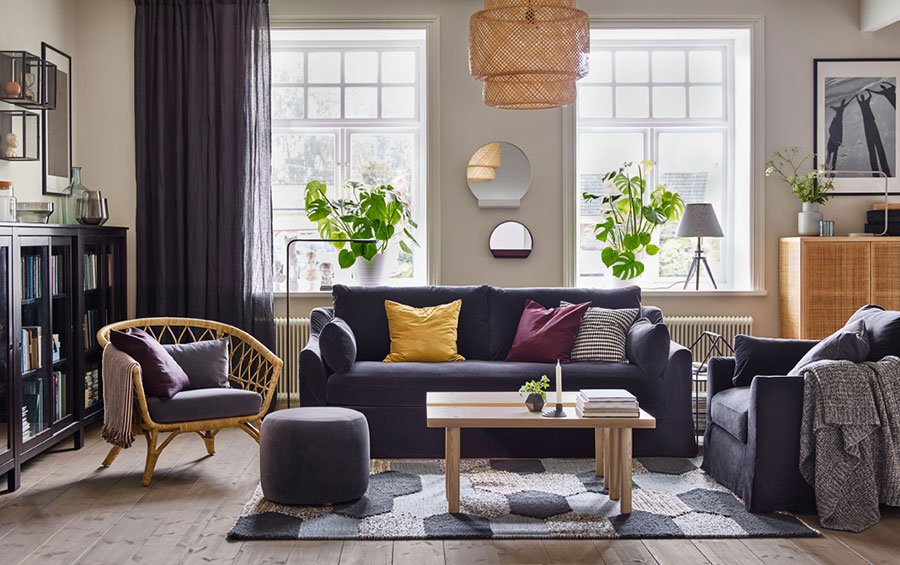 Arredare il soggiorno con ikea: tante idee per diversi stili ... Soggiorno moderno ikea