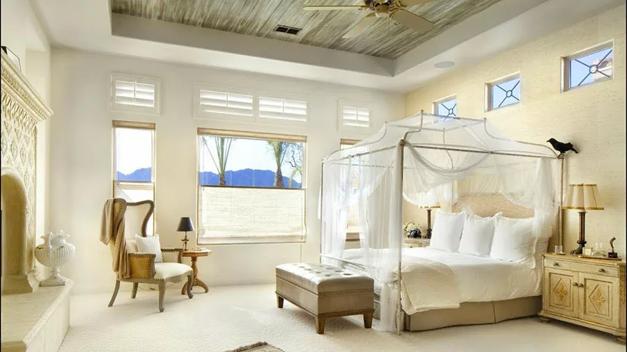 Idee per arredare una camera da letto beige classica n.05
