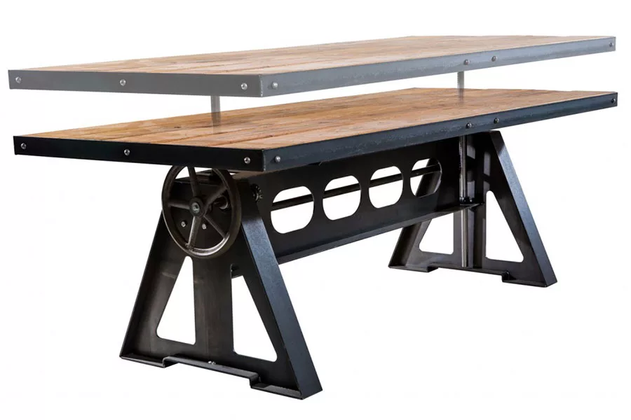 Modello di tavolo industrial Antico di Sturdy Legs n.3