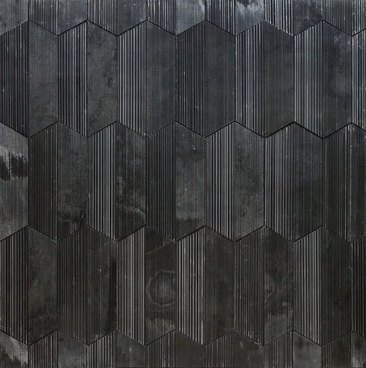 Modello di pavimento in marmo nero n.02