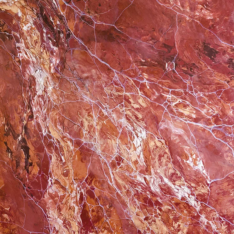 Modello di pavimento in marmo rosso n.02