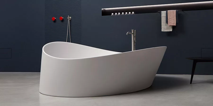 Vasca da bagno a libera installazione di Antonio Lupi n.01