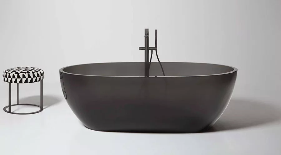Vasca da bagno a libera installazione di Antonio Lupi n.08