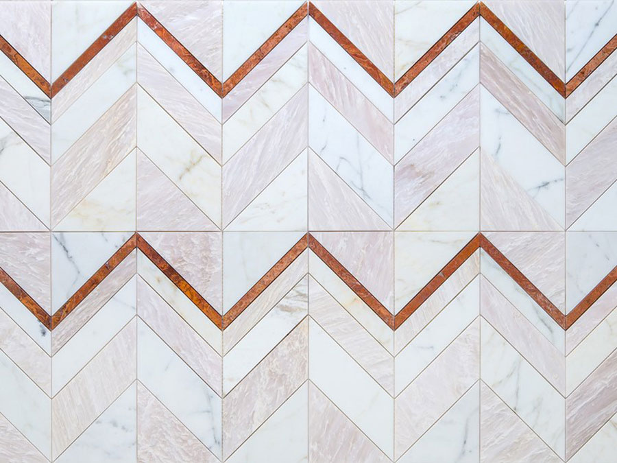 Modello di pavimento in marmo per cucina classica n.5