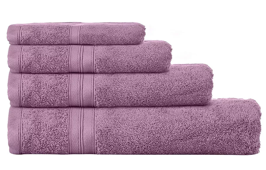Idee asciugamani color malva