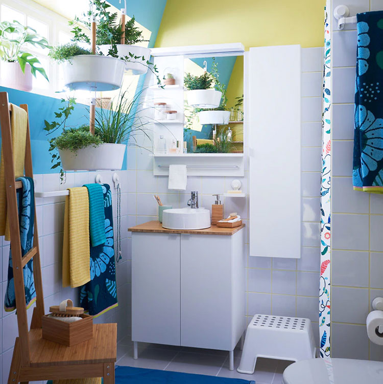 Come arredare il bagno di una casa al mare Ikea n.1