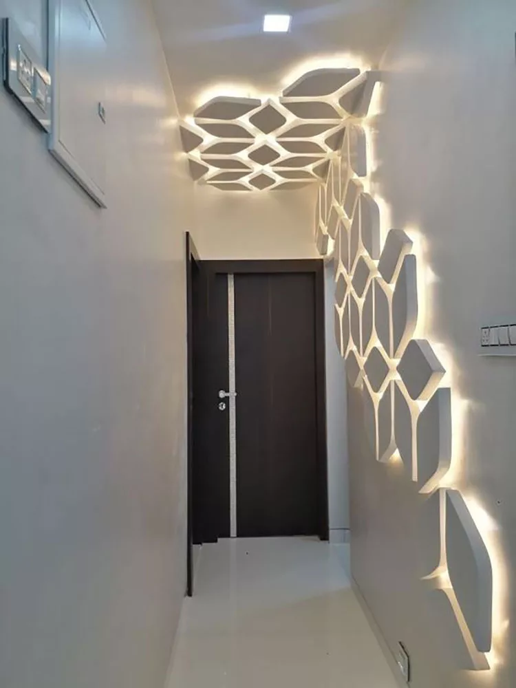 Idee per illuminare il corridoio con gli applique 9
