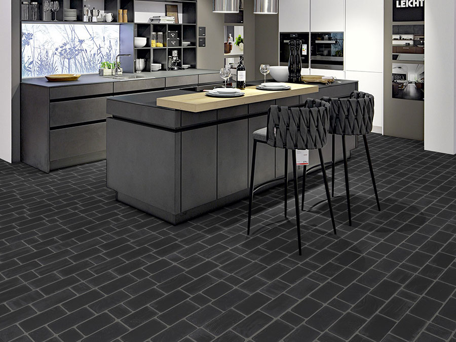 Modello di pavimento per cucina moderna in PVC 06