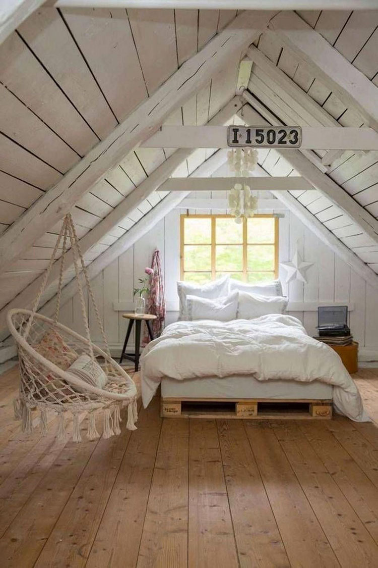Idee per arredare una camera da letto in legno rustica n.05