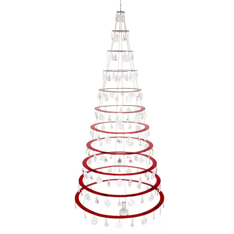 Modello di albero di Natale moderno a spirale n.03