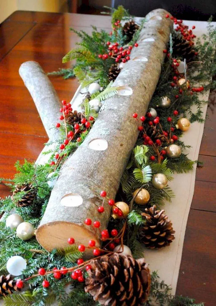 Idee per decorazioni natalizie in legno n.03
