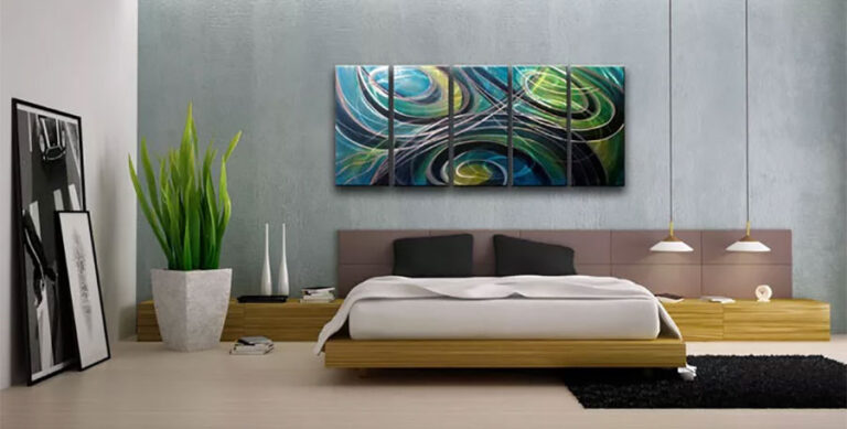 Startonight Quadro Su Tela Luminoso Al Buio 60x90 Cm - Donna Stile Puntinismo - Decorazione Moderna Per Soggiorno E Camera Da Letto