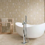 Piastrelle bagno beige