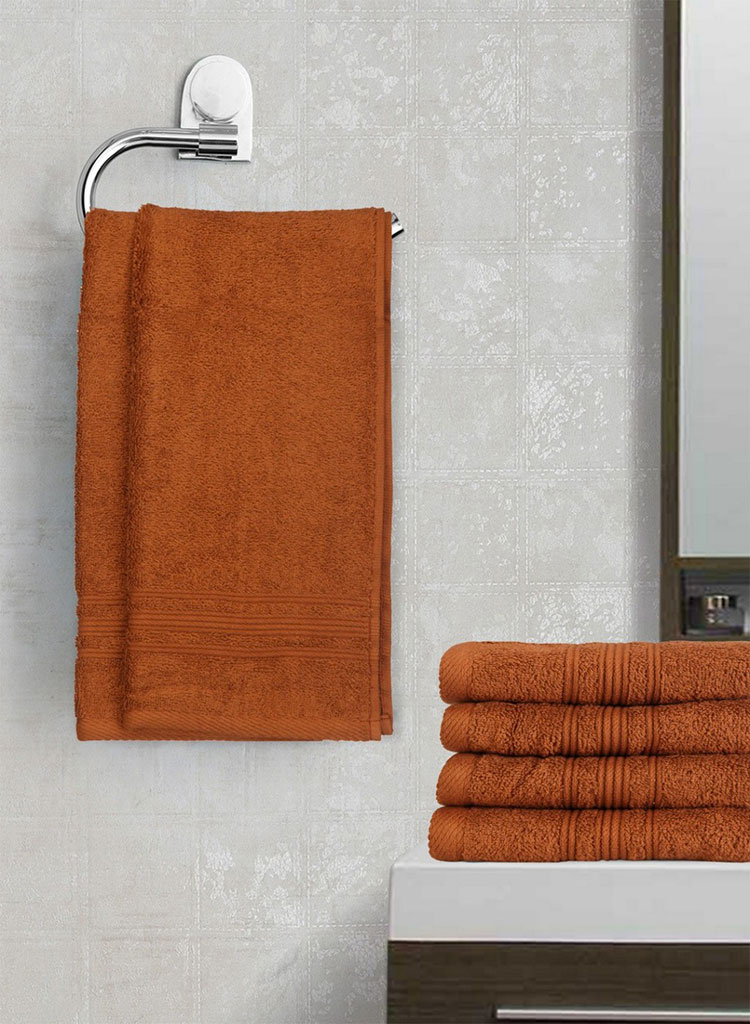Idee per asciugamani color ruggine