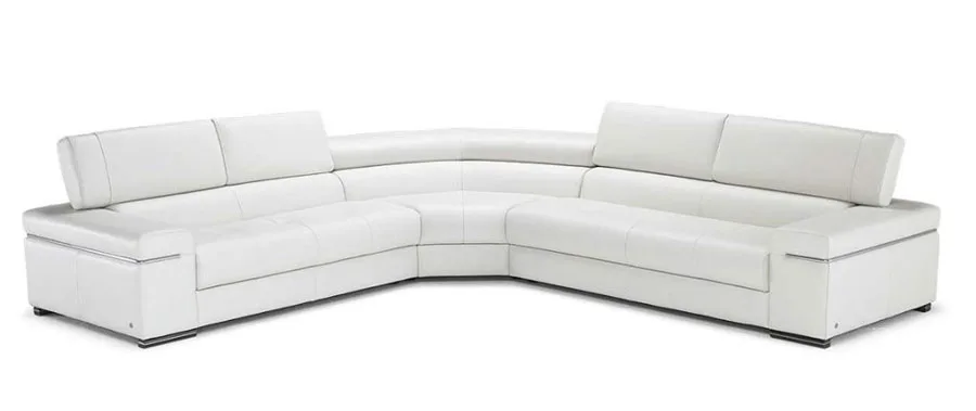 Modello di divano con angolo tondo n.15