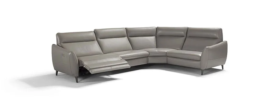 Modello di divano con angolo tondo n.21