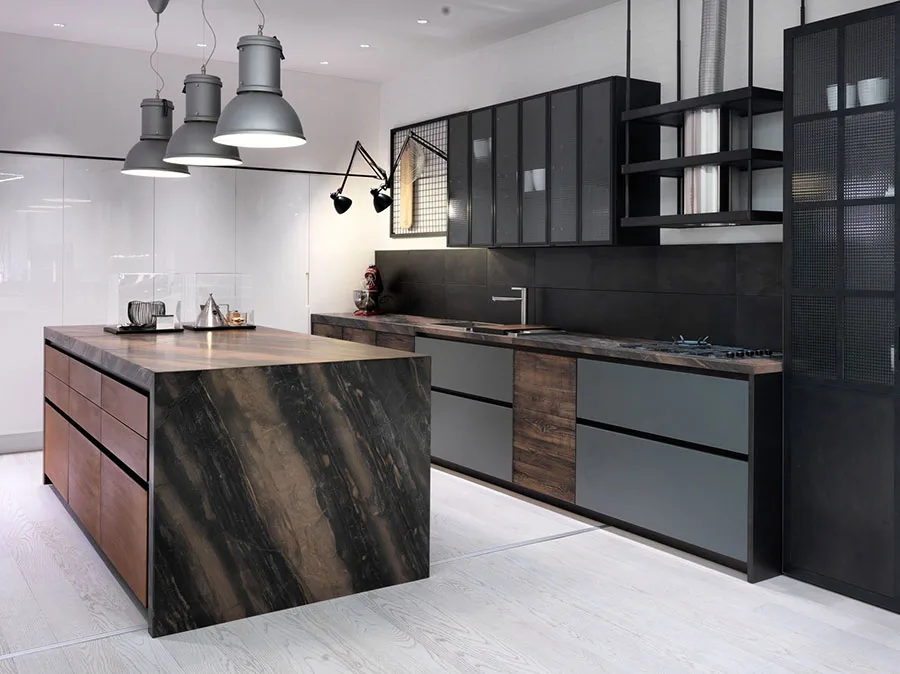 Acciaio Corten tra i materiale di tendenza per cucine 2020
