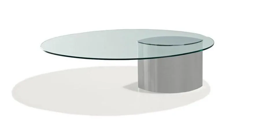 Modello di tavolino da salotto in vetro n.39