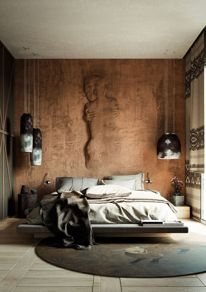 Arredare la camera da letto 43 Idee per decorare la camera da letto n.43