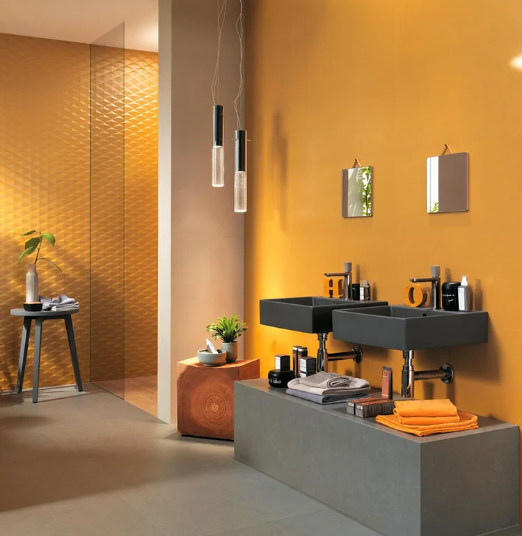 Rivestimenti per bagno arancione n.02