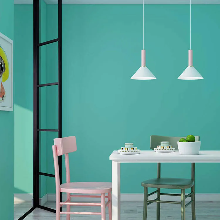 Idee per pareti color Tiffany n.04