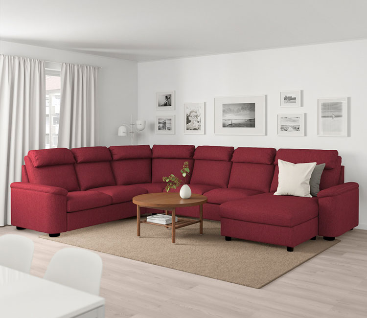 Modello di divano curvo Ikea n.02