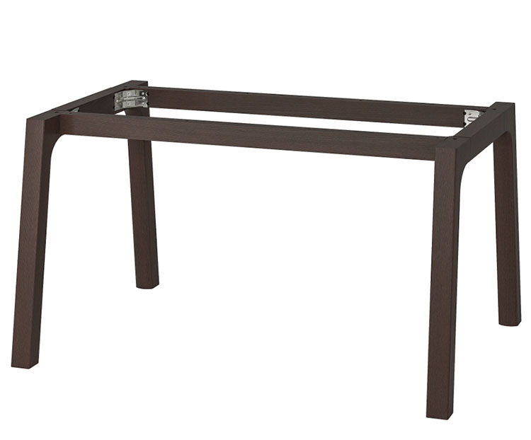 Struttura per tavolo in cristallo Ikea n.02
