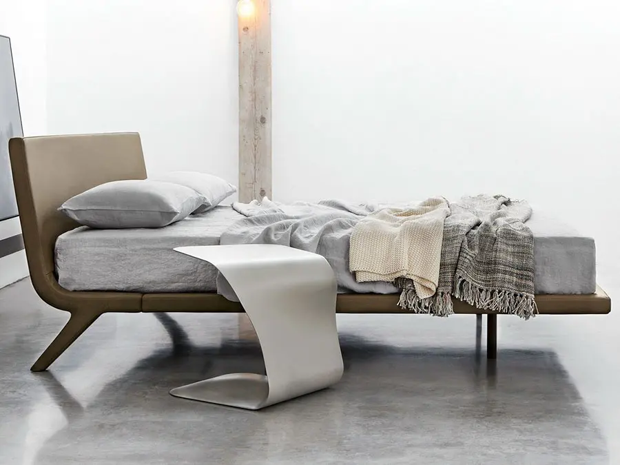 Comodino Rotondo In Metallo RokiaTek – Tavolino Da Divano Salvaspazio Per Soggiorno, Camera Da Letto E Balcone – Nero Opaco, Antiruggine, Facile Montaggio