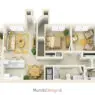 Planimetria Casa 150 MQ su un Unico Piano
