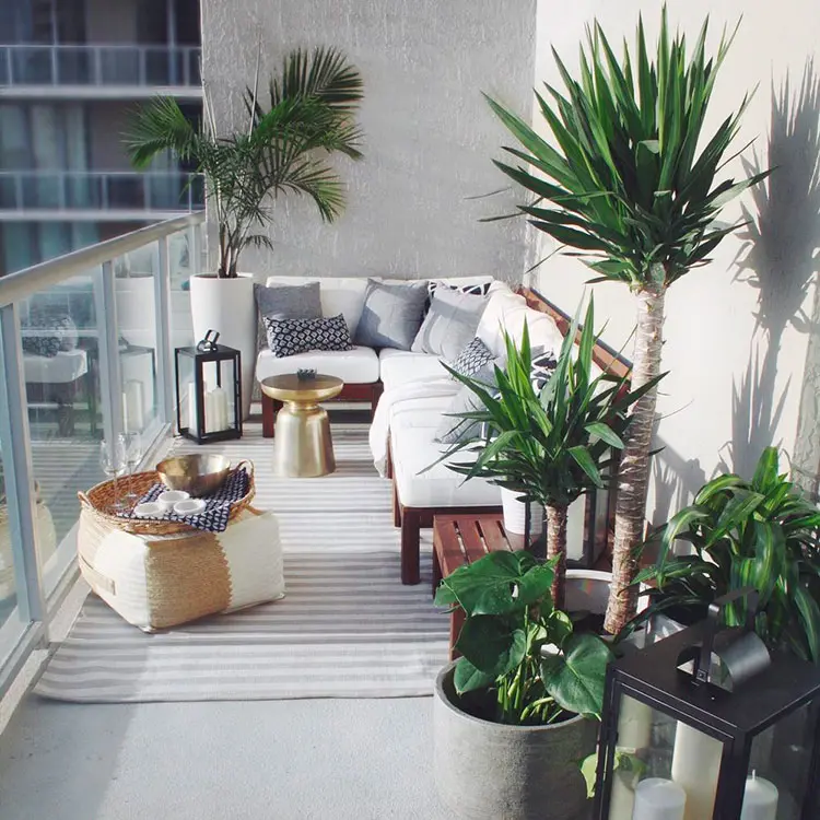 Idee per arredare un balcone con le piante n.05