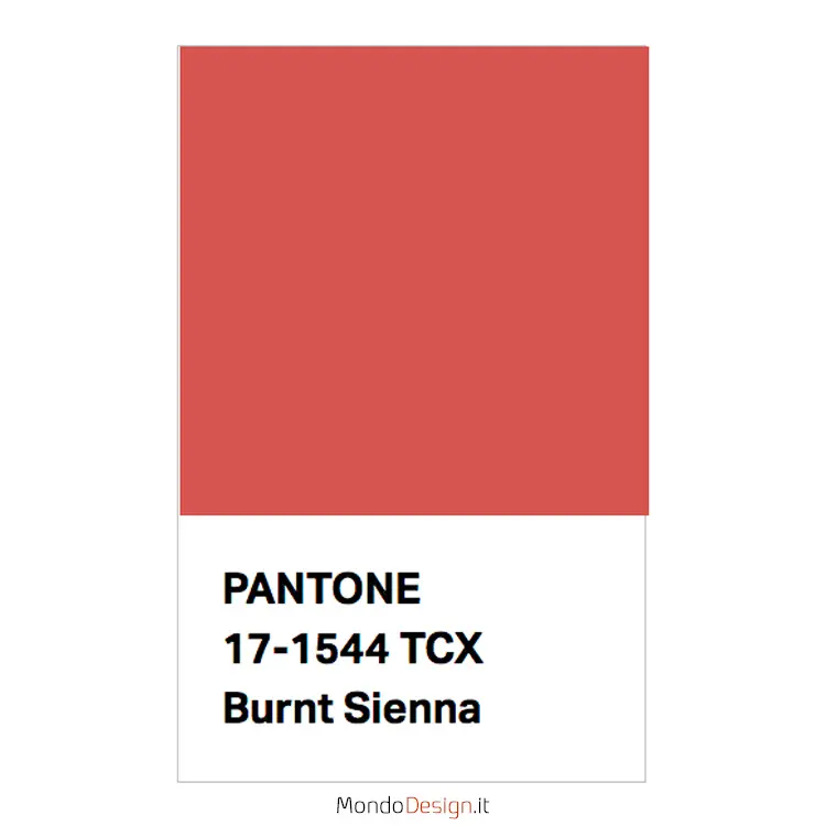 Identificazione del colore terra di Siena Pantone