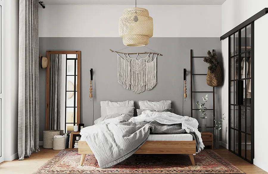 Decorazione Parete Soggiorno Simpkeely Arazzo Estetico Con Piante, Arazzo Botanico Con Fasi Lunari Da Appendere Alla Parete, Arazzo Floreale Per Camera Da Letto E Soggiorno (150 Cm X 200 Cm Arazzo In
