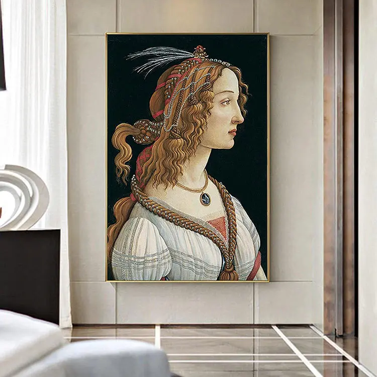 Idee per quadri famosi in un soggiorno classico moderno n.04