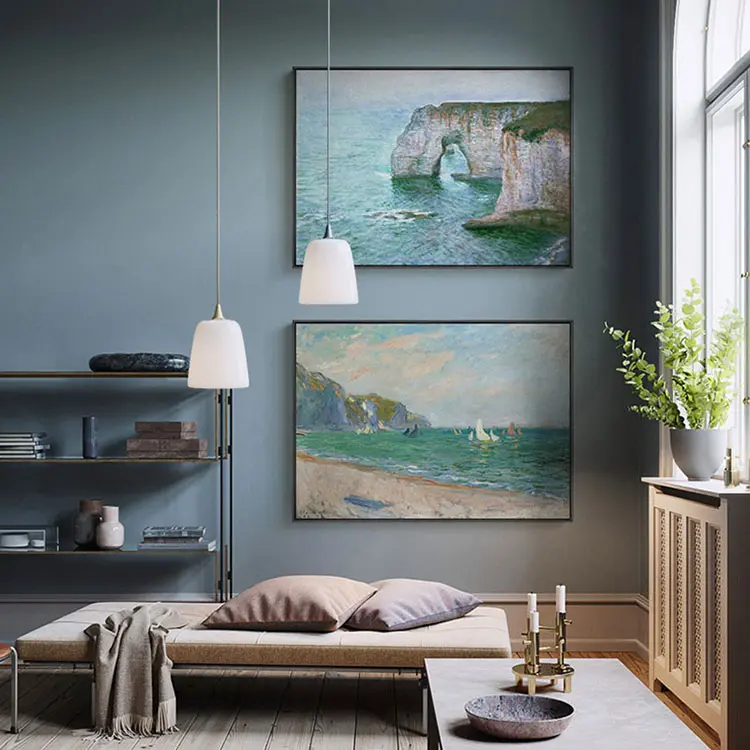 Idee per quadri con paesaggi in un soggiorno classico moderno n.04