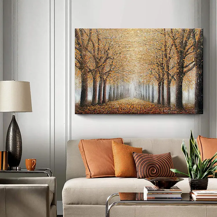Idee per quadri con paesaggi in un soggiorno classico moderno n.05