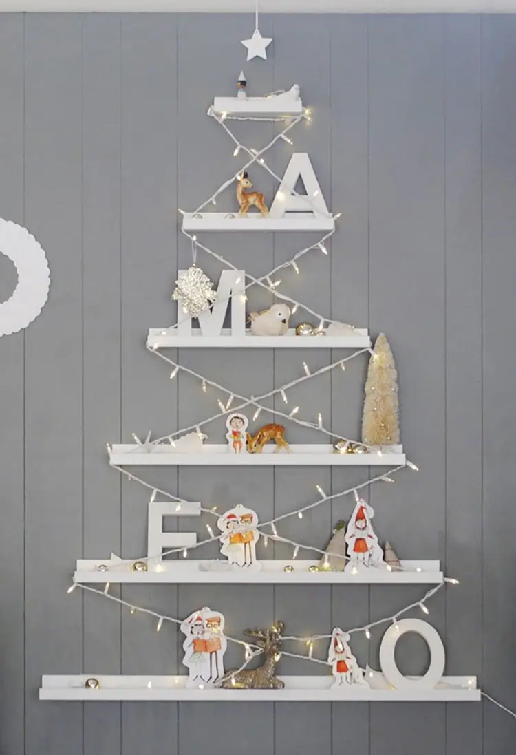Idee albero di Natale da parete Ikea n.06