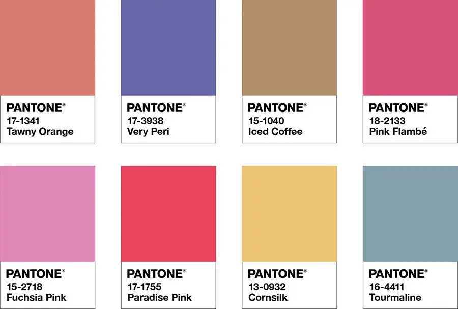 Palette Very Peri Pantone Amusements