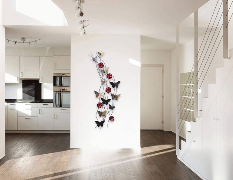 Decorazione Da Parete 3D In Metallo - 160x80 Cm - Design Moderno Per Soggiorno, Camera O Ufficio