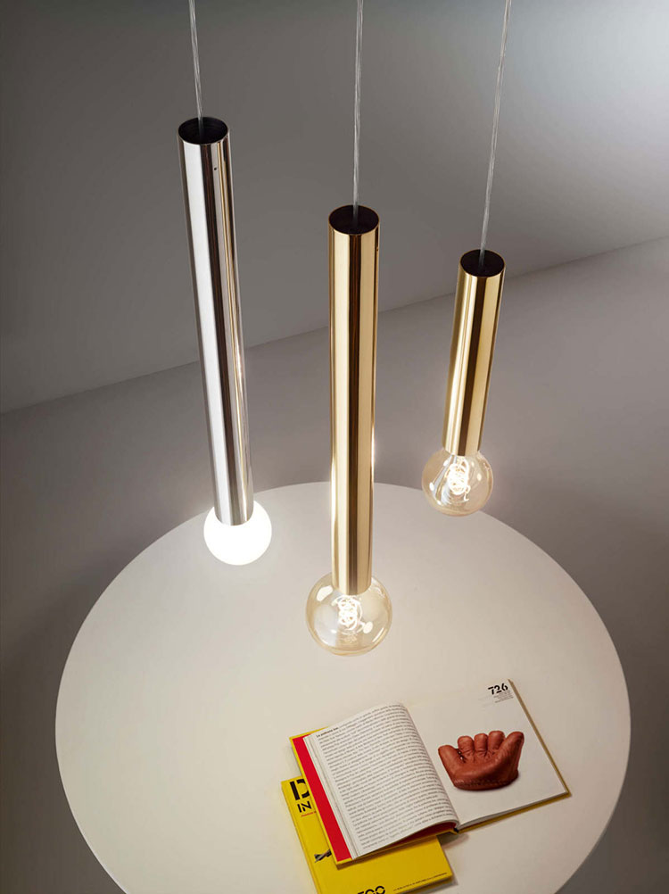 Modello di lampadario a sospensione per isola cucina di Linea Light n.04