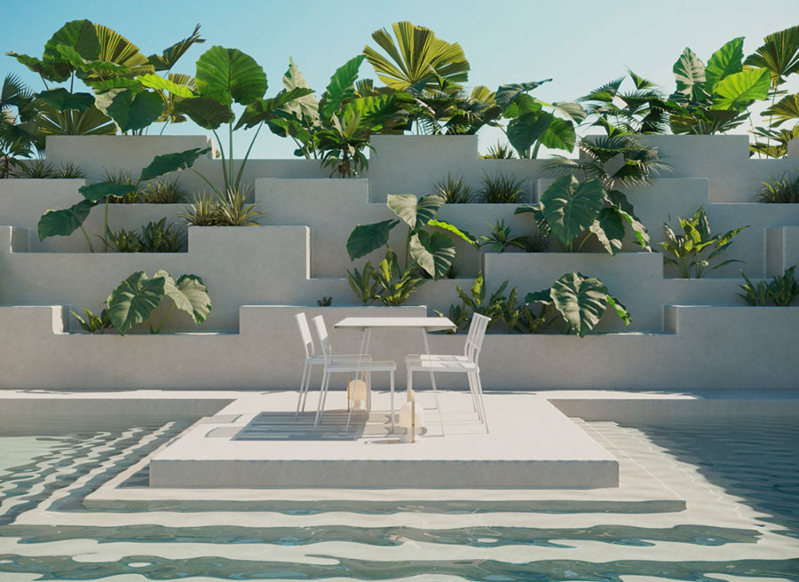 Idee per progettare un giardino moderno n.36