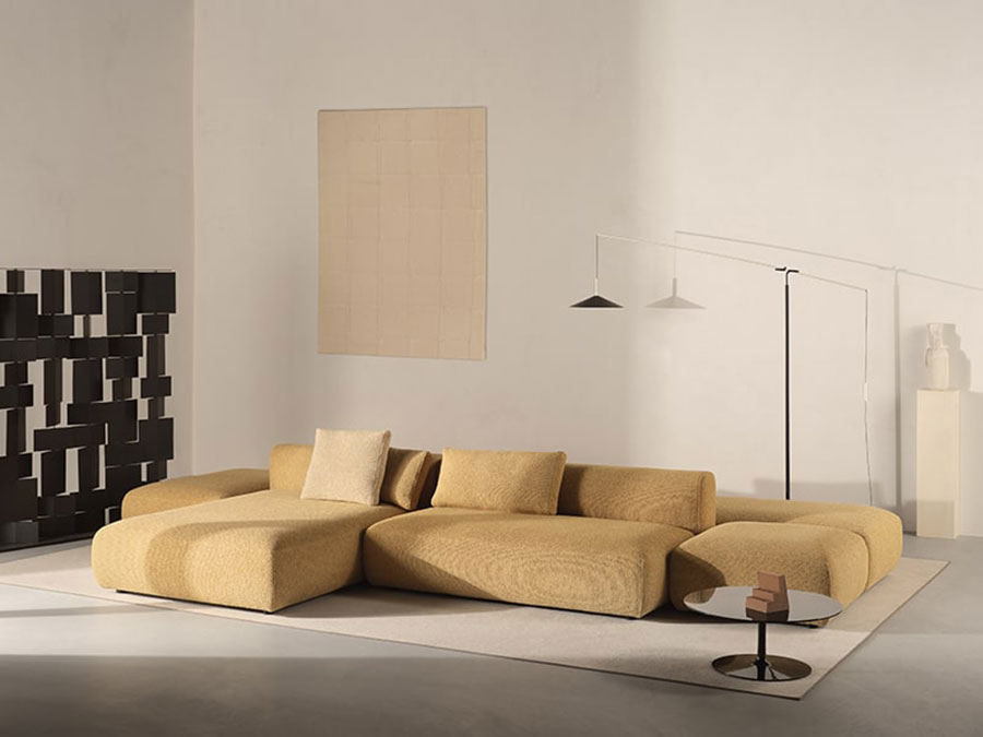 Idee di arredamento con divano bifacciale n.28