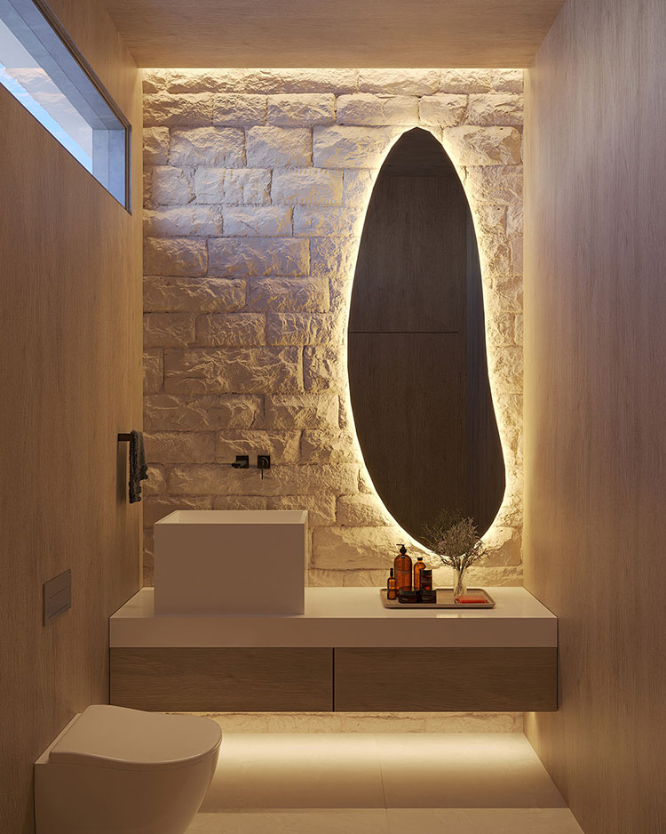 Idee per un bagno in stile naturale in legno
