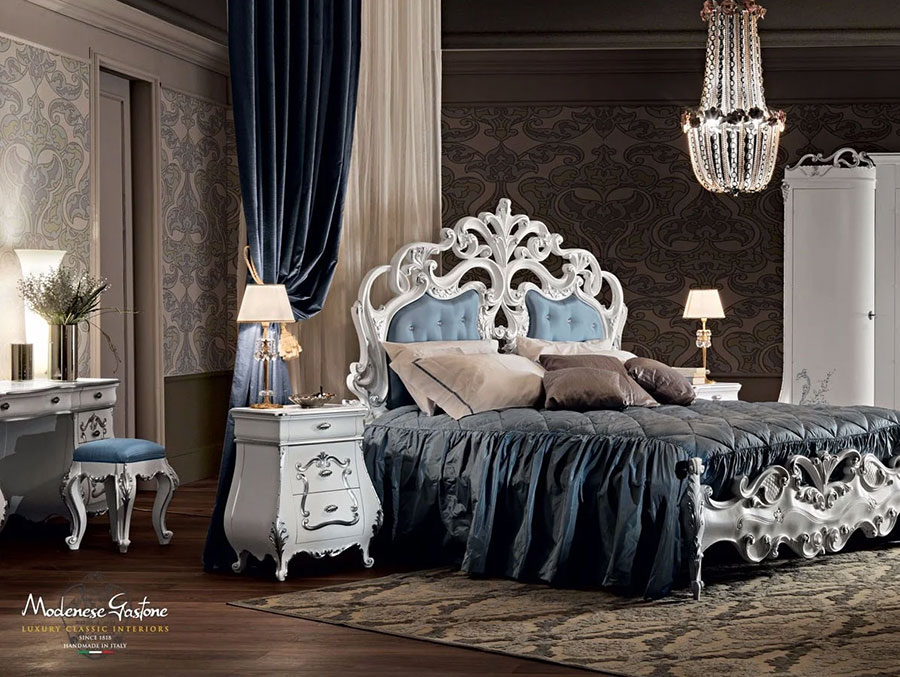 Idee camera da letto stile barocco 02
