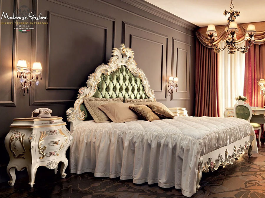 Idee camera da letto stile barocco 03