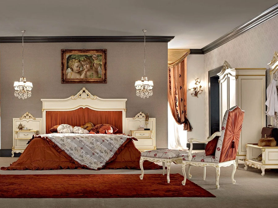 Idee camera da letto stile barocco 04