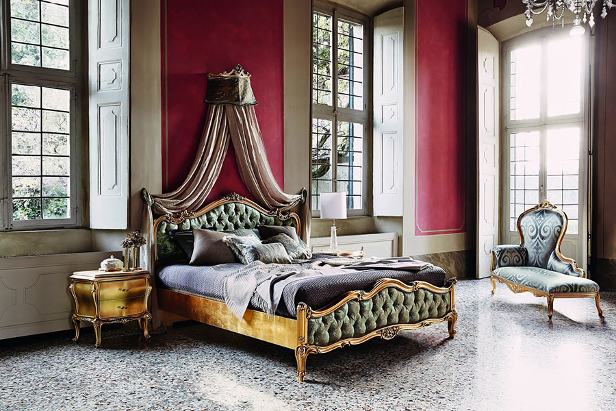 Idee camera da letto stile barocco moderno 03