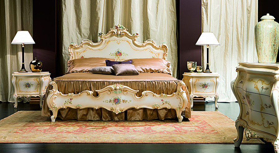 Idee camera da letto stile barocco 09