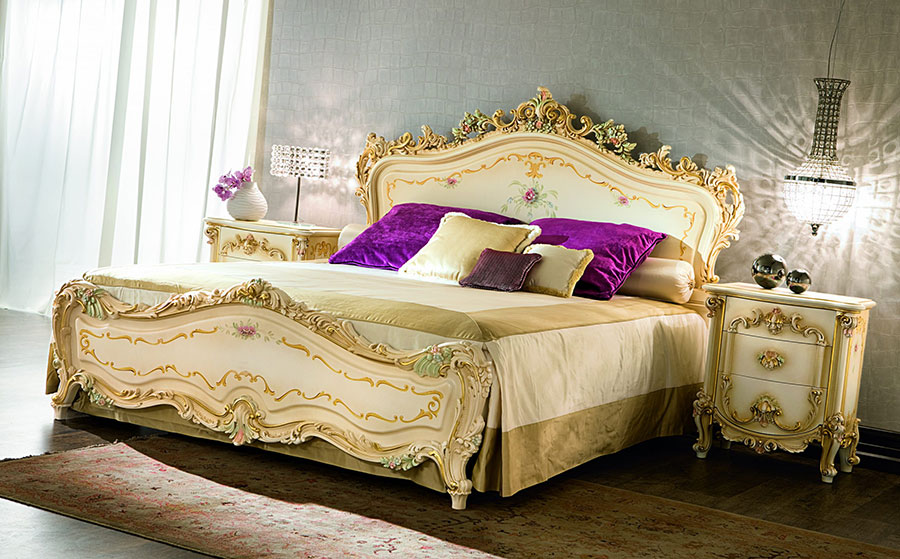 Idee camera da letto stile barocco 10